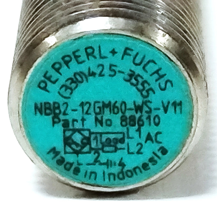 Pepperl Fuchs NBB2-12GM60-WS-V11 088610 20-150 V AC Inductive Proximity Sensor