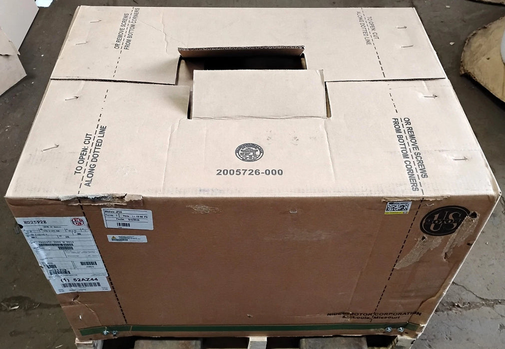 NIDEC US Motors HD25P2E 230/460 200/400 V 1775/1475RPM 25HP Cast Iron 284T Motor