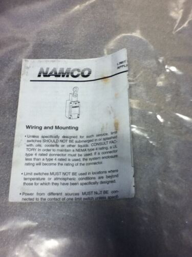 NAMCO EA700-8600 LIMIT SWITCH- NO BOX