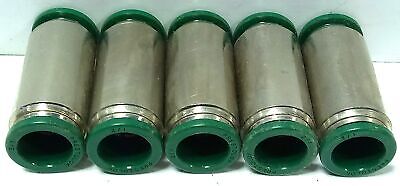 Parker 62PLP-8 1/2 in X 1/2 in Nickel Plated Brass Push-to-Connect Fittings