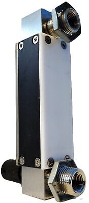 Parker Porter Model 65 A-125-5 SS Glass Purgemeter Variable Area Flowmeter