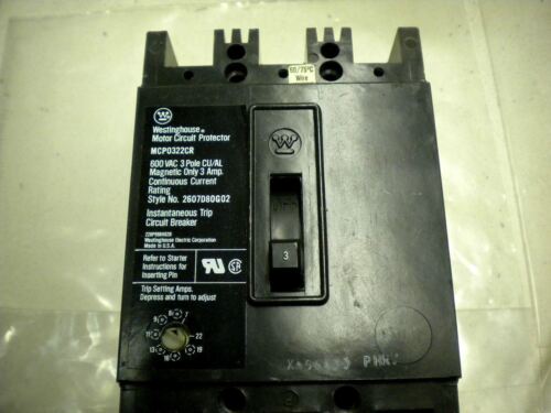 Westinghouse Circuit Breaker MCP0322CR