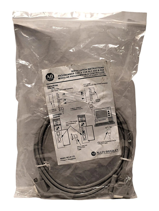 Allen-Bradley 1747-CP3 Series A SLC 5/03 RS-232 PLC Cable