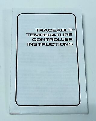 Traceable 4130 120 V AC Probe Style Temperature Controller w/ Timer
