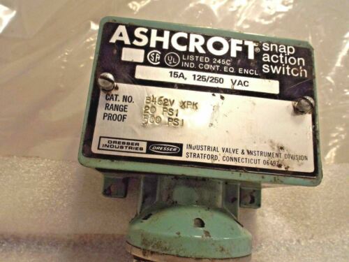 ASHCROFT B462V XPK PRESSURE SWITCH