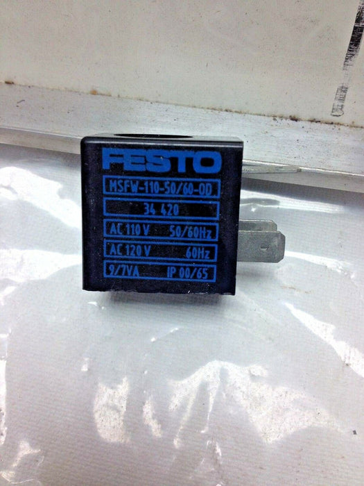 LOT OF 3 Festo COILS / 1 NASS MAGNET
