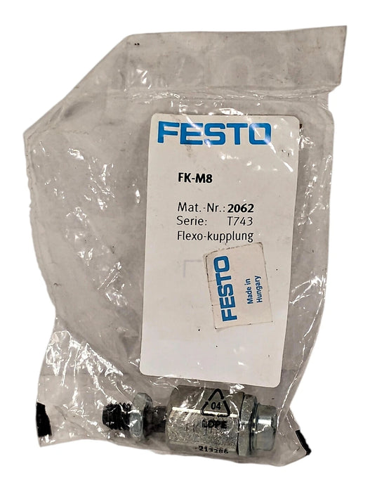 Festo 2062 FK-M8 Self-Aligning Rod Coupler for Pneumatic Cylinders