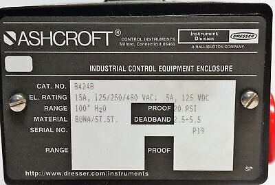 Ashcroft B424B-XRN Pressure Switch