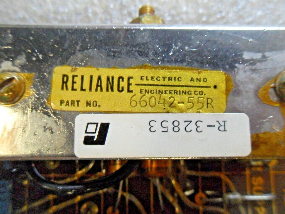 1 Reliance ELECTRIC 66042-55R PHASING SEQUENCE BOARD