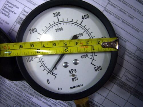 Marsh 34693-3 Vacuum Pressure Gauge