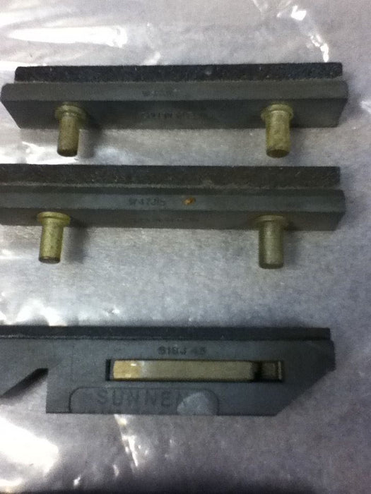 LOT OF 4 SUNNEN STONE SET PARTS