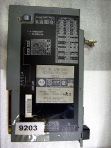 Allen-Bradley 1785-L60B/C PLC-5/60 Processor Module W/KEYS