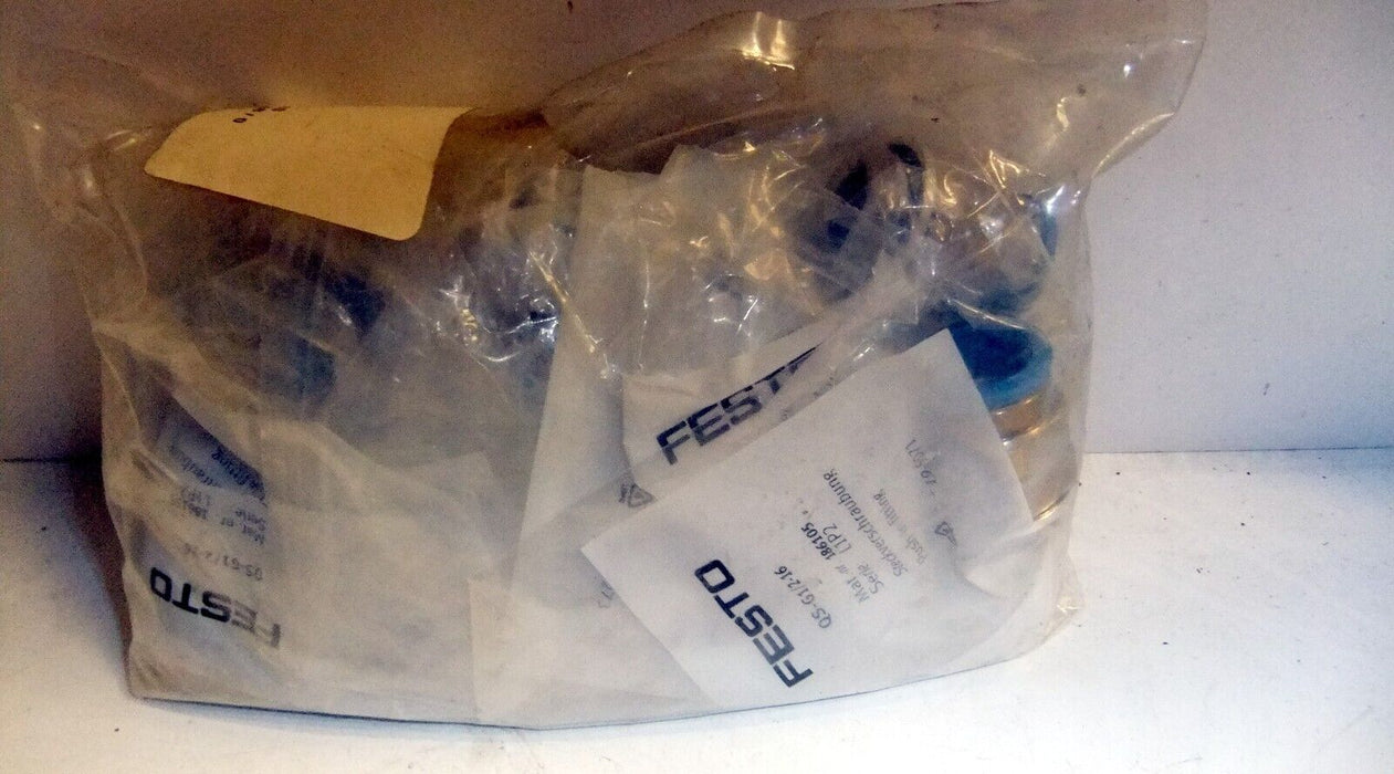10 Festo Push in Fittings QS-G1/2-16