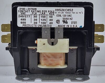 Factory Authorized Parts HN 52KC 052 / HN52KC052 2 Pole 120V 30A Contactor