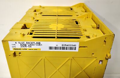 Fanuc A05B-2400-C061 4-Slot PLC Rack w/ Fans