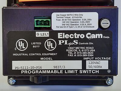 Electro Cam PS-5111-10-P16 Programmable Limit Switch