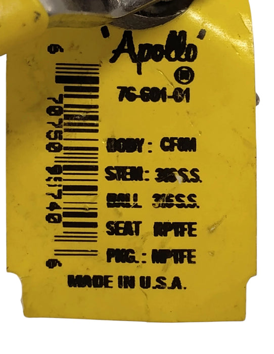Apollo Valves 4467K28 1/4 in NPT 3-Way 316 Sainless Steel Ball Valve