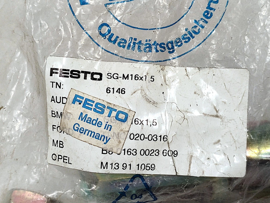 Festo SG-M16X1.5 6146 Rod Clevis for Cylinders