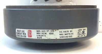 Warner Electric 5200-451-005 90 V DC 4000 RPM Magnetic Clutch