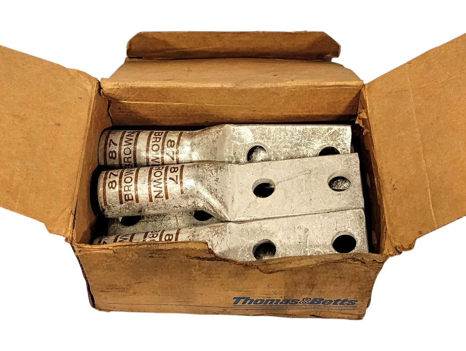 Thomas Betts 54876BE Color-Keyed 1/2 in 2-Hole Long Barrel Compression Lug