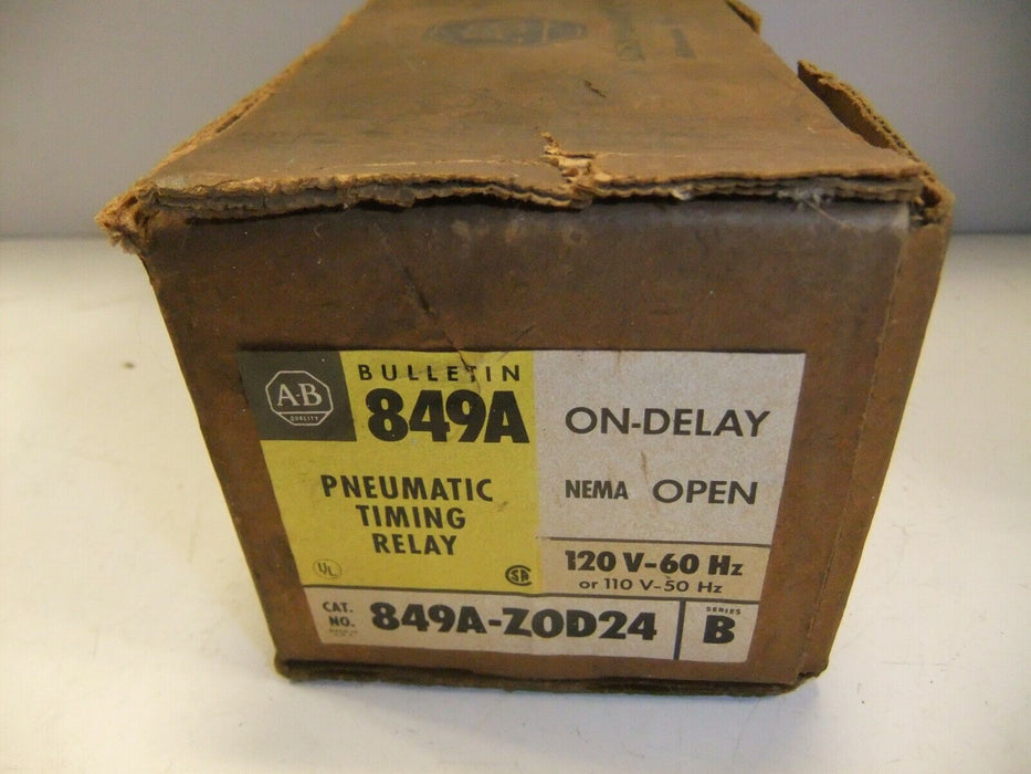 Allen-Bradley 849A-ZOD24 SER B Pneumatic Timing Relay