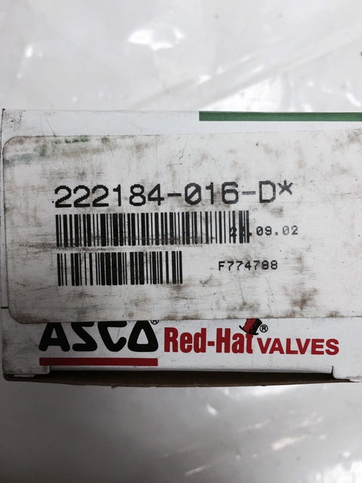 ASCO 222184-016-D Solenoid Valve