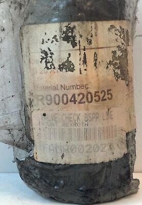 Bosch Rexroth R900420525 S20A1.0 Size 20 315 Bar Hydraulic Check Valve