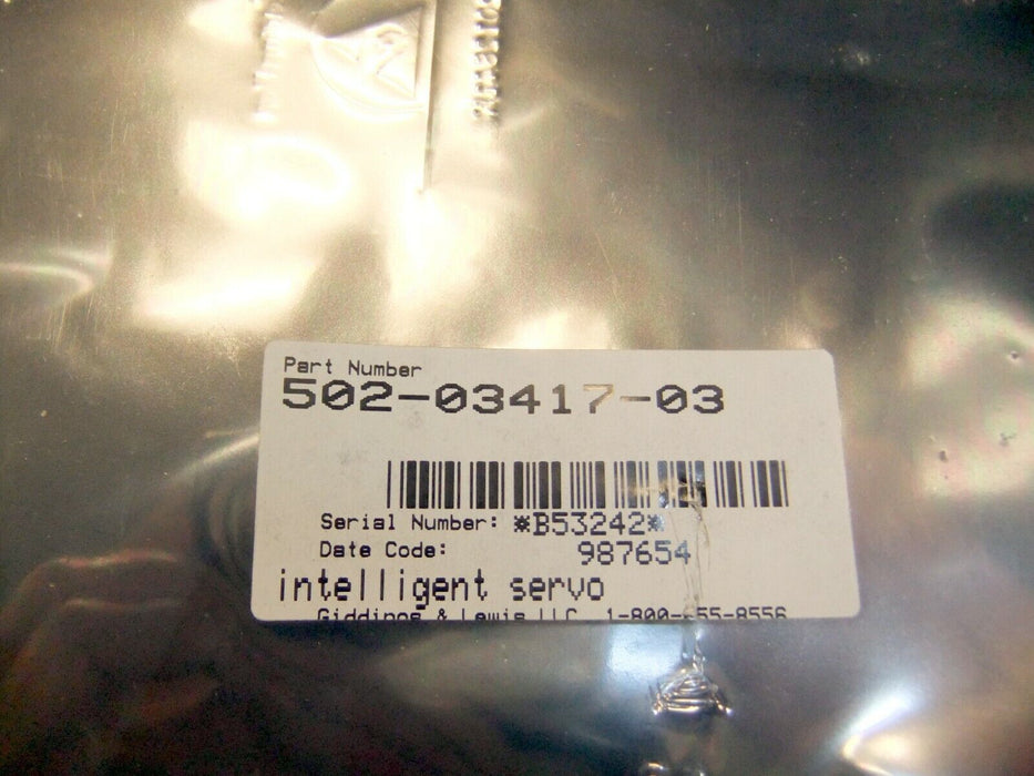 Giddings & Lewis 502-03417-03 Intelligent Servo Control
