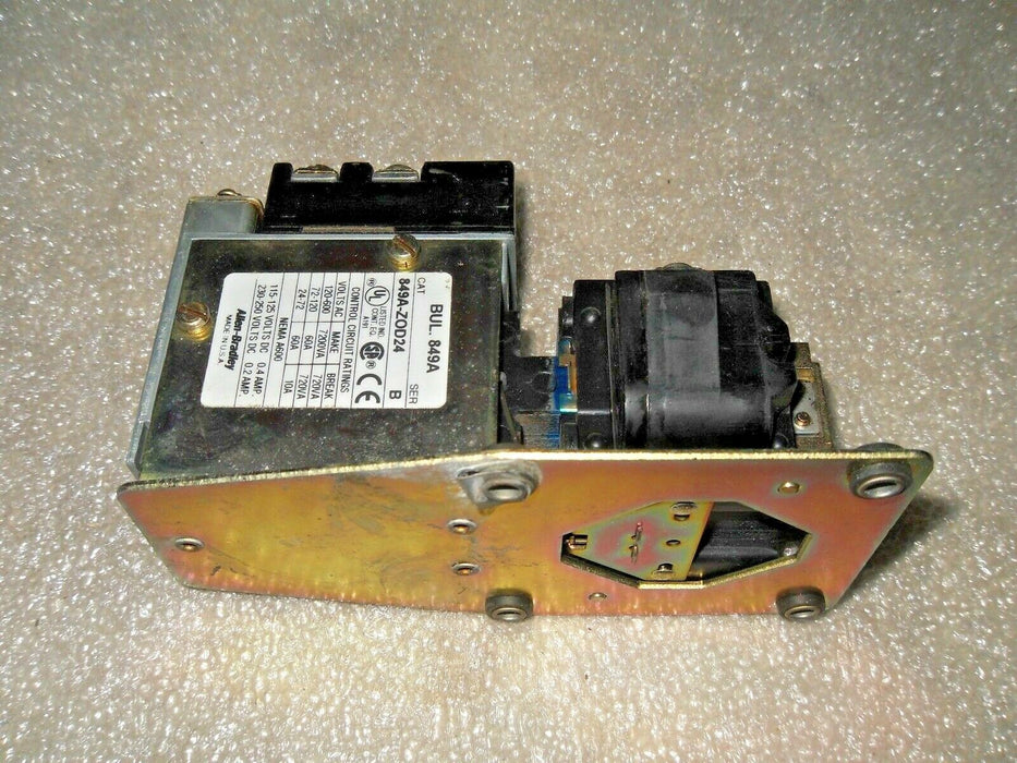 Allen-Bradley 849A-ZOD24 SER B Pneumatic Timing Relay
