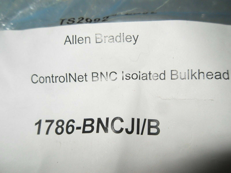 Allen-Bradley 1786-BNCJI/B Controlnet BNC Isolated Bulkhead