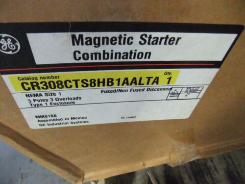 Ge Magnetic Starter In Enclosure CR308CTS8HB1AALTA