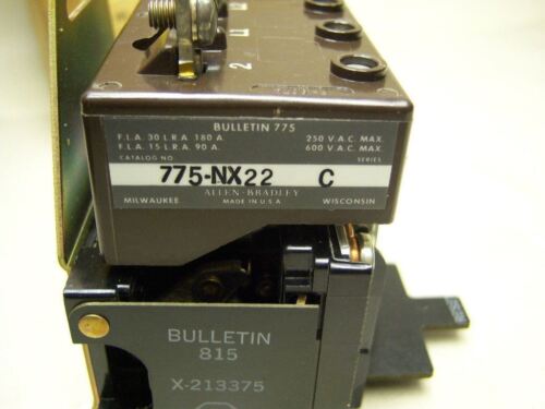 Allen-Bradley Contactor 775-NX22 4P 90A @ 600V 24V Coil