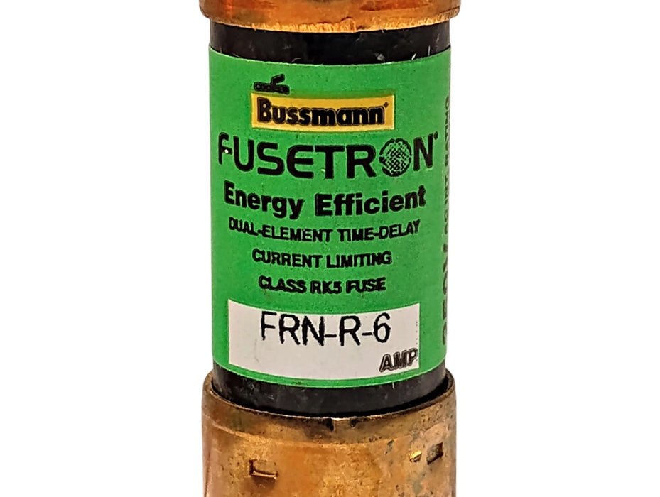 Bussmann FRN-R-6 250VAC/125VDC 6 A Current-Limiting Time-Delay Fuses