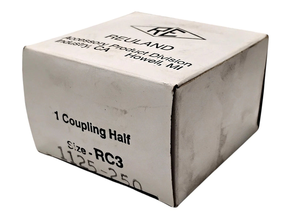 Reuland RC3-1125-250 Jaw Coupling w/ 1-1/8 in Bore and 1/4 in Keyway