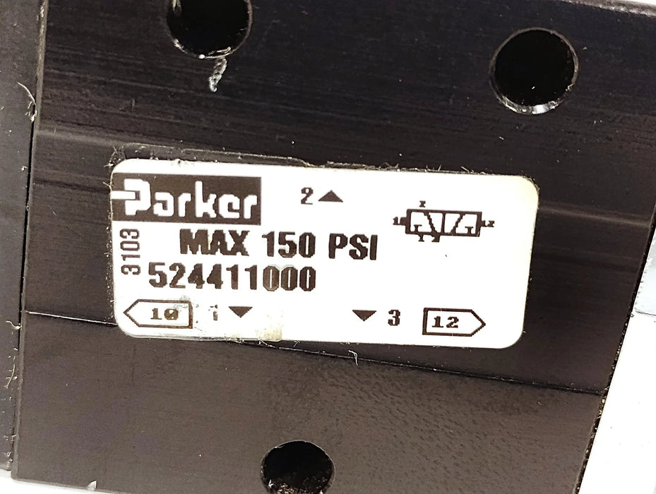 Parker 524411000 150 psi Manual Air Control Valve