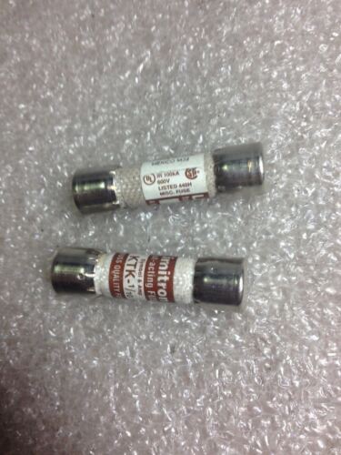 2 Bussmann KTK-1/10 Fuses