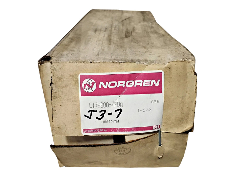 Norgren L17-B00-MPDA 1-1/2" NPTF 250 PSIG Heavy Duty Compressed Air Lubricator