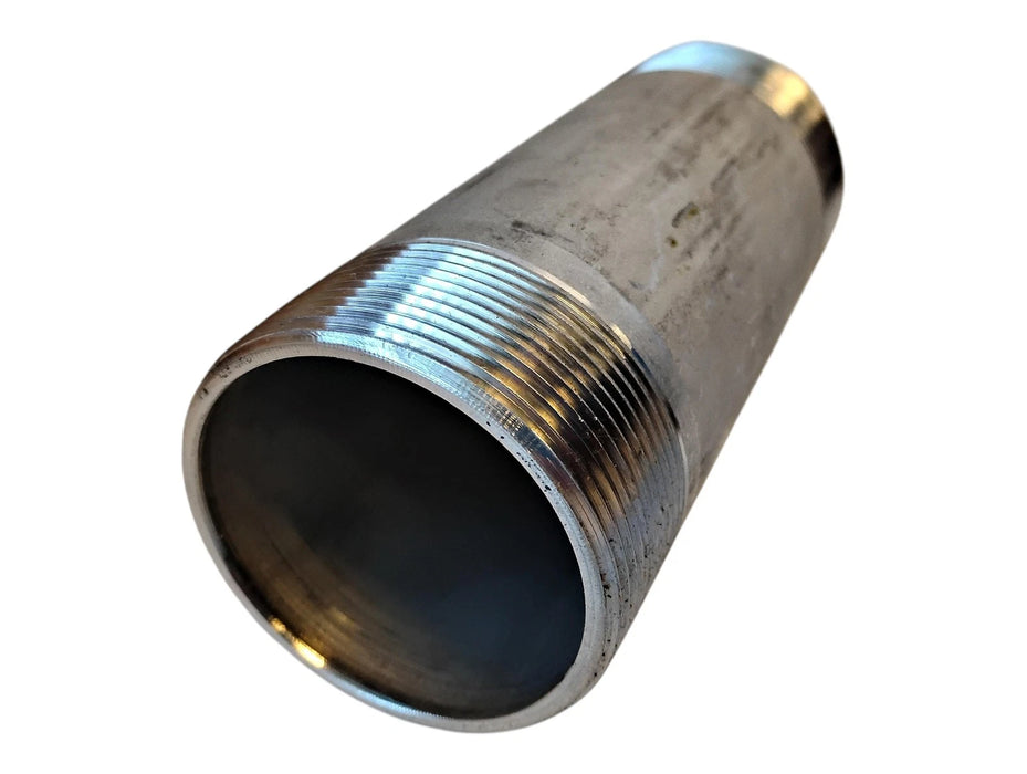 Merit Brass 6032-550 2" x 5-1/2" L MNPT Sch 40 316 Stainless Steel Pipe Nipple
