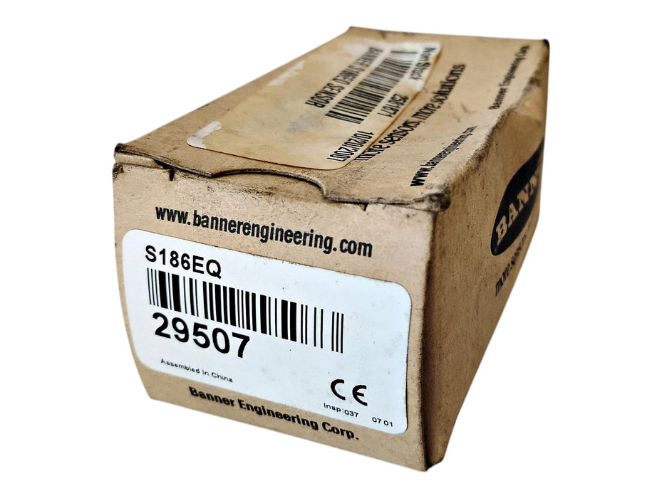 Banner Engineering S186EQ 29507 10-30 V DC Opposed Mode Photoelectric Emitter