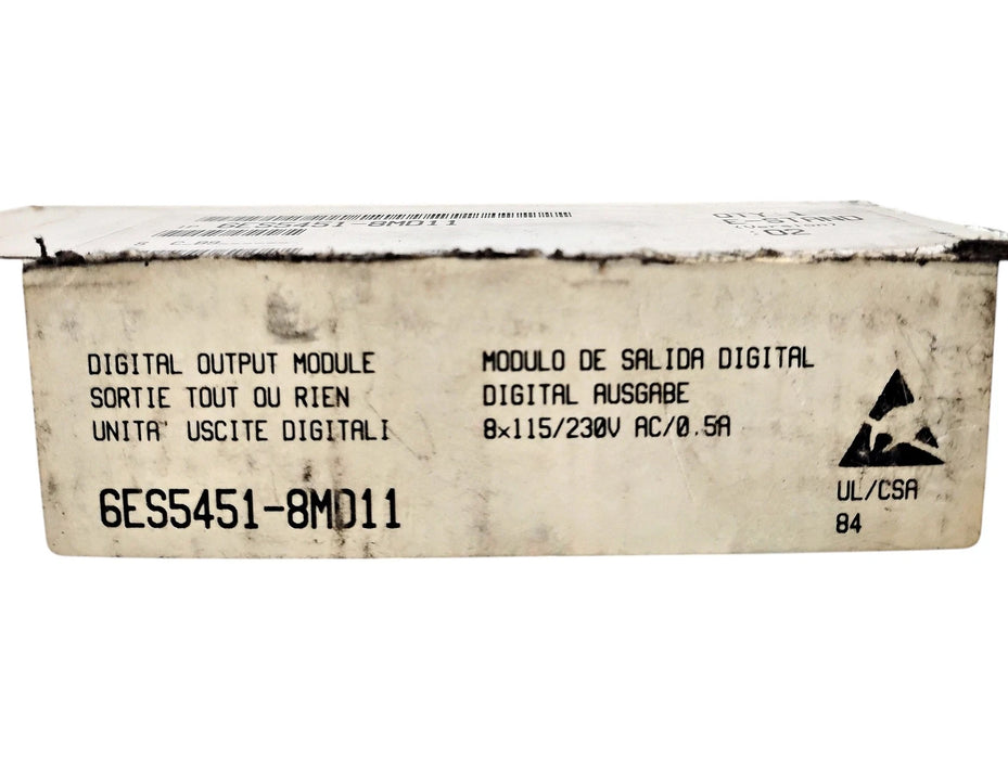 Siemens 6ES5 451-8MD11 115/230 V AC 0.5 A SIMATIC S5 Digital Output Module