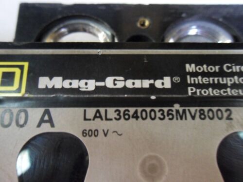 1 Square D CIRCUIT BREAKER LAL3640036MV8002 + SHUNT