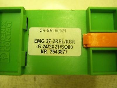 Phoenix Contact Din rail Terminal Block EMG 37-2REL/KSR-G 24/2X21/S080