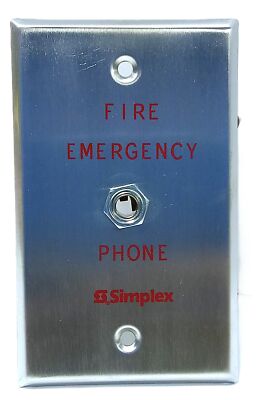 SIMPLEX 2084-9001 0629750 Remote Phone Jack for Fire Emergency System