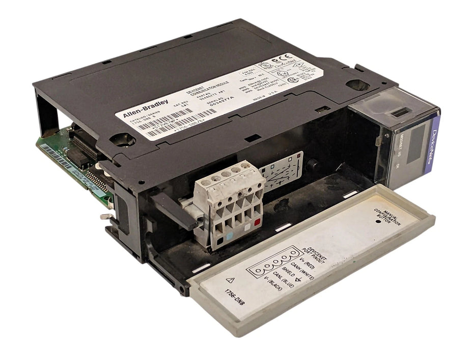 Allen-Bradley 1756-DNB Series B Cat Rev C01 F/W Rev 6.002 24 VDC PLC Module