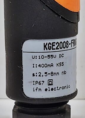 IFM EfectorKGE2008-FRKG KG5017 KGE2008FRKGKG5017 Capacitive Proximity Sensor