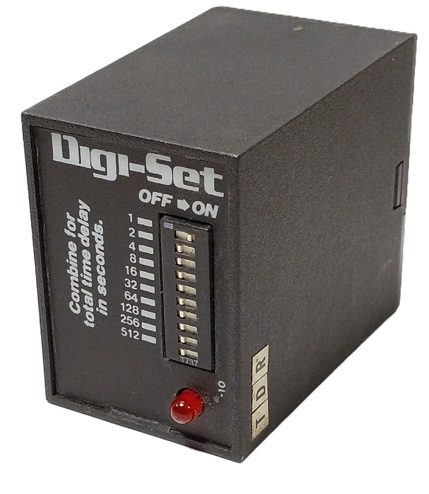 SSAC TDM24DL 24-28 V DC 10 A 1-1023 Seconds DPDT On-Delay Time-Delay Relay