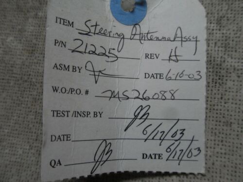 Portec Pathfinder Operations 21225 Steering Antenna Assembly