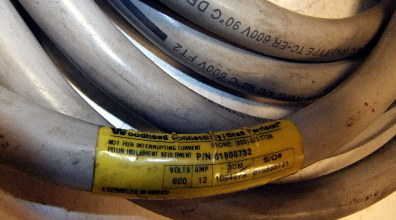 Woodhead Cable PVC 4P 3.2 M 81900732