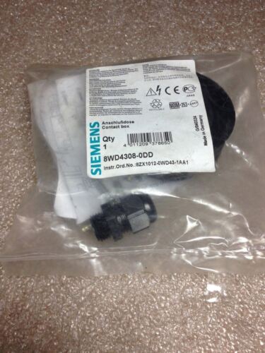 2 Siemens 8WD4308-0DD CONTACT BOXES