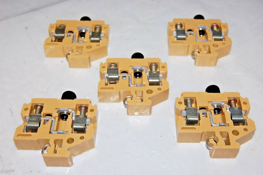 Weidemuller SAK-S3/32 TERMINAL BLOCK LOT OF 5